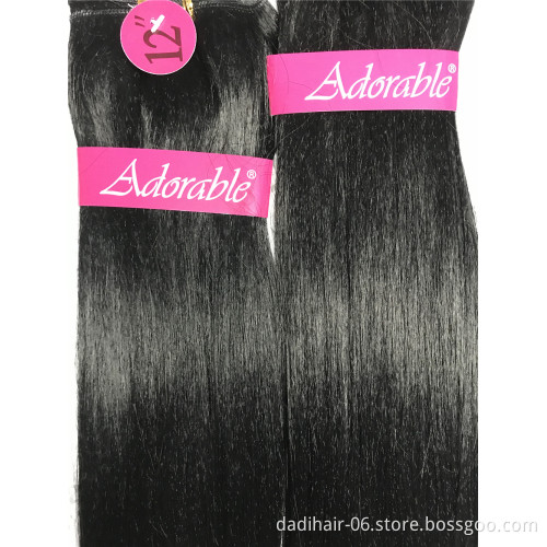 Wholesale Cheap Amazing Yaki Wave/Yaki Straight Synthetic Hair wtih Closure 20"